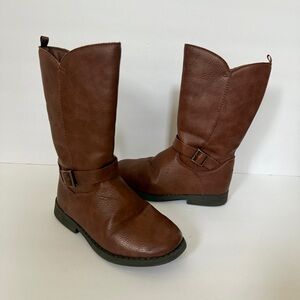 Oshkosh Little Girls Brown Boots Size 12